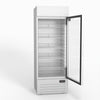 AG 515L Upright Glass Door Display/Drinks Fridge - White with Light Box DF515WL