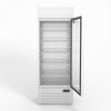 AG 515L Upright Glass Door Display/Drinks Fridge - White with Light Box DF515WL