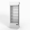 AG 515L Upright Glass Door Display/Drinks Fridge - White with Light Box DF515WL
