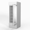 AG 515L Upright Glass Door Display/Drinks Fridge - White with Light Box DF515WL