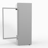 AG 515L Upright Glass Door Display/Drinks Fridge - White with Light Box DF515WL
