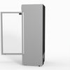 AG 515L Upright Glass Door Display/Drinks Fridge - White with Light Box DF515WL