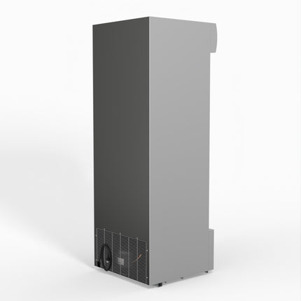 AG 515L Upright Glass Door Display/Drinks Fridge - White with Light Box DF515WL