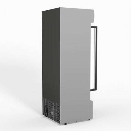AG 515L Upright Glass Door Display/Drinks Fridge - White with Light Box DF515WL