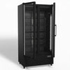 AG 810L Upright Glass Door Display/Drinks Fridge - Black DF810B