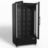 AG 810L Upright Glass Door Display/Drinks Fridge - Black DF810B
