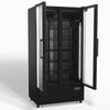 AG 810L Upright Glass Door Display/Drinks Fridge - Black DF810B