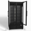AG 810L Upright Glass Door Display/Drinks Fridge - Black DF810B
