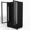 AG 810L Upright Glass Door Display/Drinks Fridge - Black DF810B