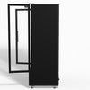 AG 810L Upright Glass Door Display/Drinks Fridge - Black DF810B