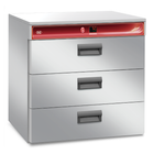 Selcyus 3-Drawer Heated Holding Warmer 3x 1/1 GN HHD0003E