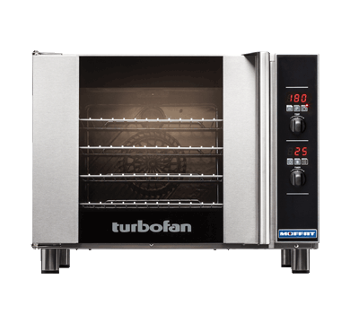 Turbofan E31D4 electric convection oven — front view