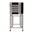 Turbofan E32T4 - Full Size Electric Convection Oven Touch Screen Control on a Stainless Steel Stand
