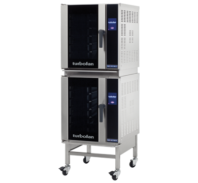 Turbofan E33T5/2 - Full Size Tray Touch Screen Electric Convection Oven Double Stacked