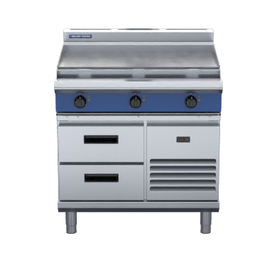 Blue Seal Evolution Series E516A-RB - 900mm Electric Cooktop – Refrigerated Base