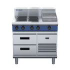 Blue Seal Evolution Series E516C-RB - 900mm Electric Cooktop – Refrigerated Base