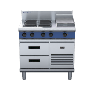 Blue Seal Evolution Series E516C-RB - 900mm Electric Cooktop – Refrigerated Base