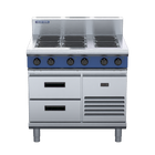 Blue Seal Evolution Series E516D-RB - 900mm Electric Cooktop – Refrigerated Base