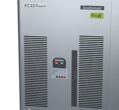 Scotsman ECM 227 AS OX - 160kg - Self Contained Gourmet Ice Maker - ECM_227_AS_OX_RCLOSEUP_AN