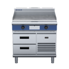 Blue Seal Evolution Series EP516-RB - 900mm Electric Griddle – Refrigerated Base
