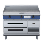 Blue Seal Evolution Series EP518-RB - 1200mm Electric Griddle – Refrigerated Base