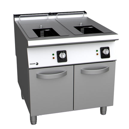 Fagor 2 x 21L Twin Pan Gas Deep Fryer F-G9221