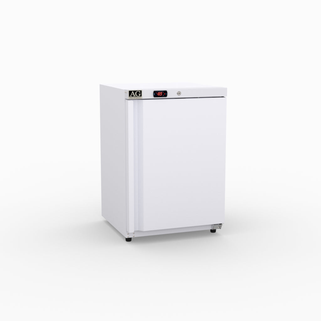 AG Equipment 200L Underbench Single Door Ventilated Freezer AG-F200V