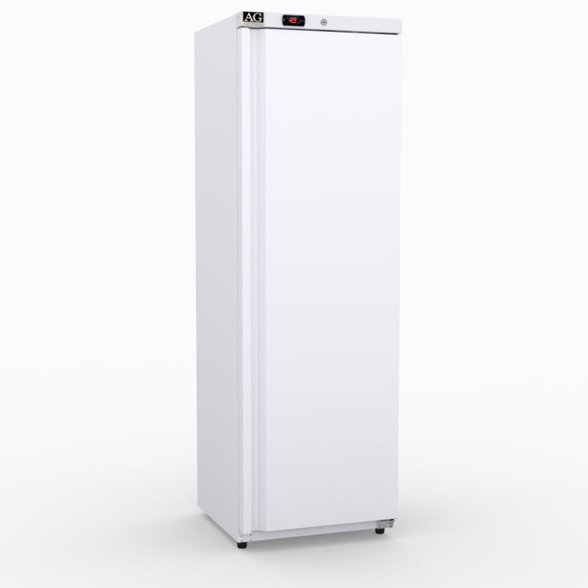 AG Equipment F400V upright freezer — front view