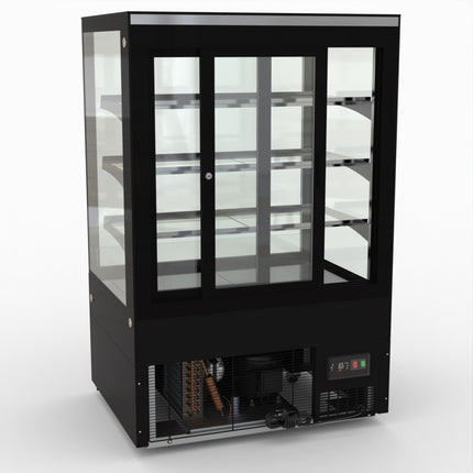 AG Equipment 308L Cake Display Fridge 4-Layer 900mm FDF900L3