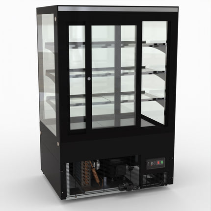 AG Equipment 308L Cake Display Fridge 4-Layer 900mm FDF900L3