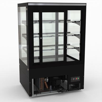 AG Equipment 308L Cake Display Fridge 4-Layer 900mm FDF900L3