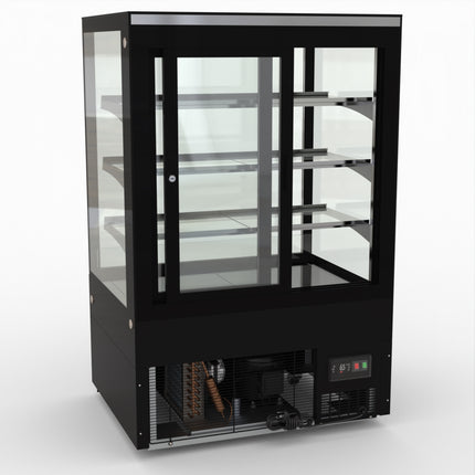 AG Equipment 308L Cake Display Fridge 4-Layer 900mm FDF900L3