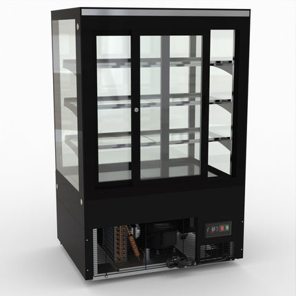 AG Equipment 308L Cake Display Fridge 4-Layer 900mm FDF900L3