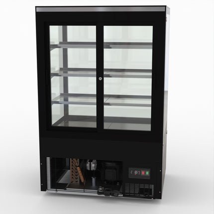 AG Equipment 308L Cake Display Fridge 4-Layer 900mm FDF900L3