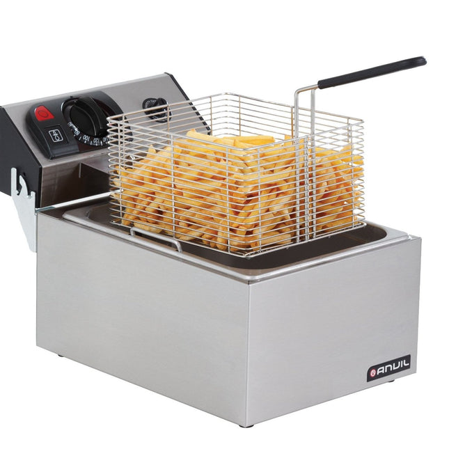 Anvil FFA0001 benchtop fryer — front view