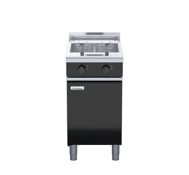 Waldorf Bold FNLB8224E - 450mm Twin Pan Electric Fryer Low Back Version