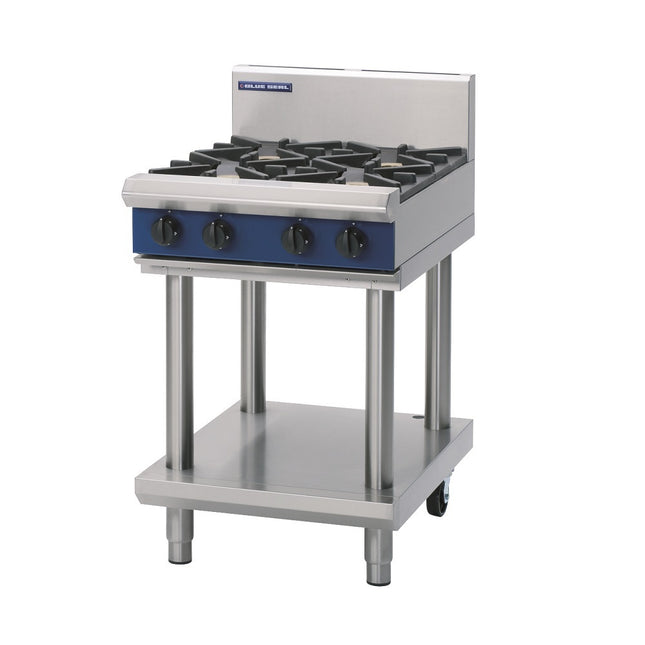 Blue Seal Evolution Series G514D-LS - 600mm Gas Cooktop - Leg Stand