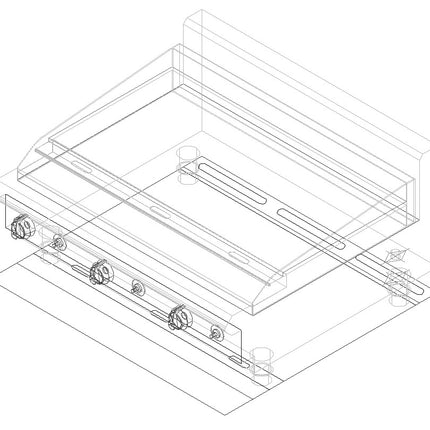 Blue Seal Evolution Series G516A-B - 900mm Gas Cooktop - Bench Model