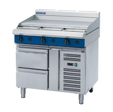 Blue Seal Evolution Series G516A-RB - 900mm Gas Cooktop – Refrigerated Base