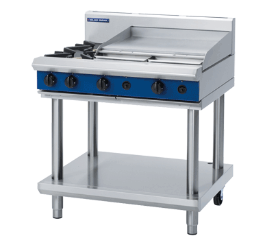 Blue Seal Evolution Series G516B-LS - 900mm Gas Cooktop – Leg Stand