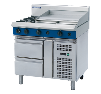 Blue Seal Evolution Series G516B-RB - 900mm Gas Cooktop – Refrigerated Base