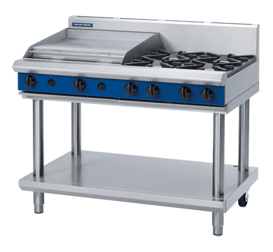 Blue Seal Evolution Series G518B-LS - 1200mm Gas Cooktop – Leg Stand