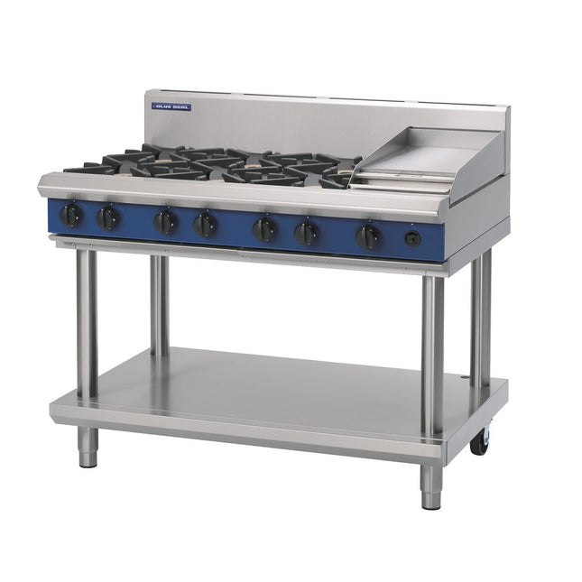 Blue Seal Evolution Series G518C-LS - 1200mm Gas Cooktop – Leg Stand