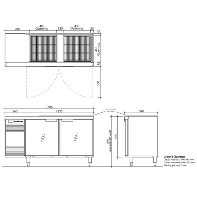 Skope 2 Glass Door Chiller GC.2.GSW