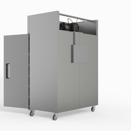 AG Equipment 1000 Litre Upright Double Stainless Steel Door Freezer AG-GNX1000BT