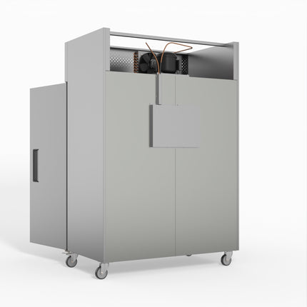 AG Equipment 1000 Litre Upright Double Stainless Steel Door Freezer AG-GNX1000BT