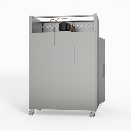 AG Equipment 1000 Litre Upright Double Stainless Steel Door Freezer AG-GNX1000BT