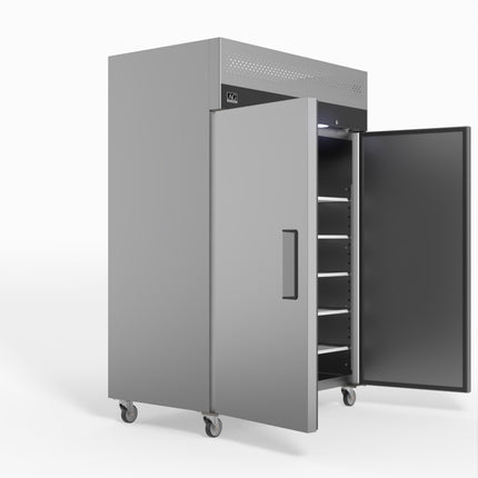 AG Equipment 1000 Litre Upright Double Stainless Steel Door Freezer AG-GNX1000BT