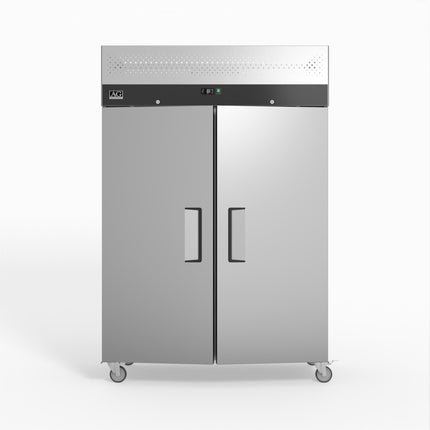 AG Equipment 1000 Litre Upright Double Stainless Steel Door Fridge AG-GNX1000TN