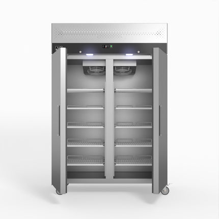 AG Equipment 1000 Litre Upright Double Stainless Steel Door Fridge AG-GNX1000TN